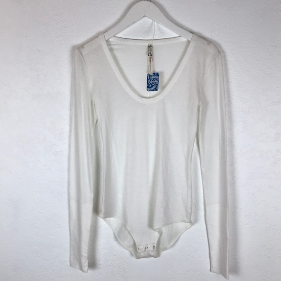 Free People white Bodysuit - Picture 1 of 5